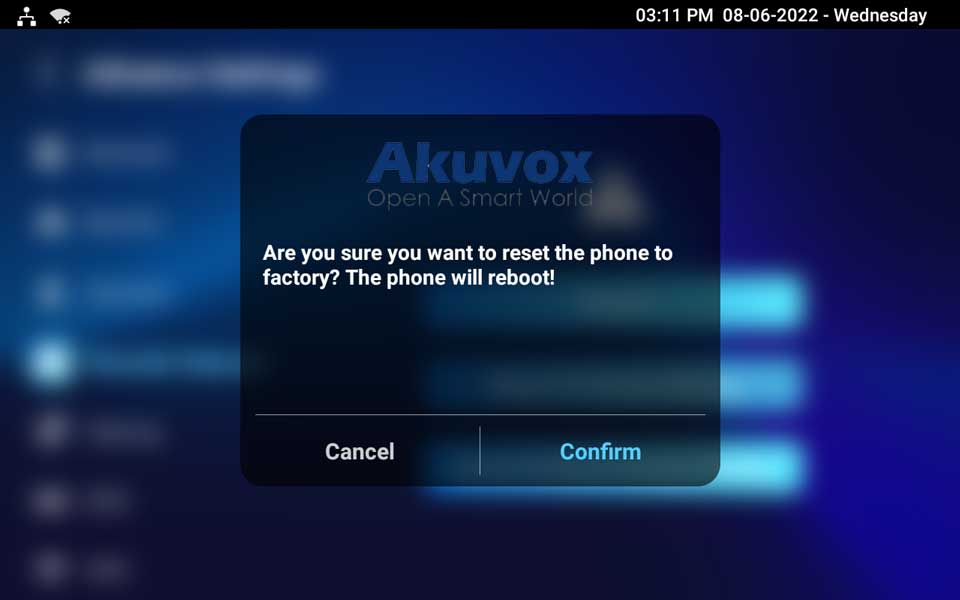 Factory Reset Akuvox Devices v2