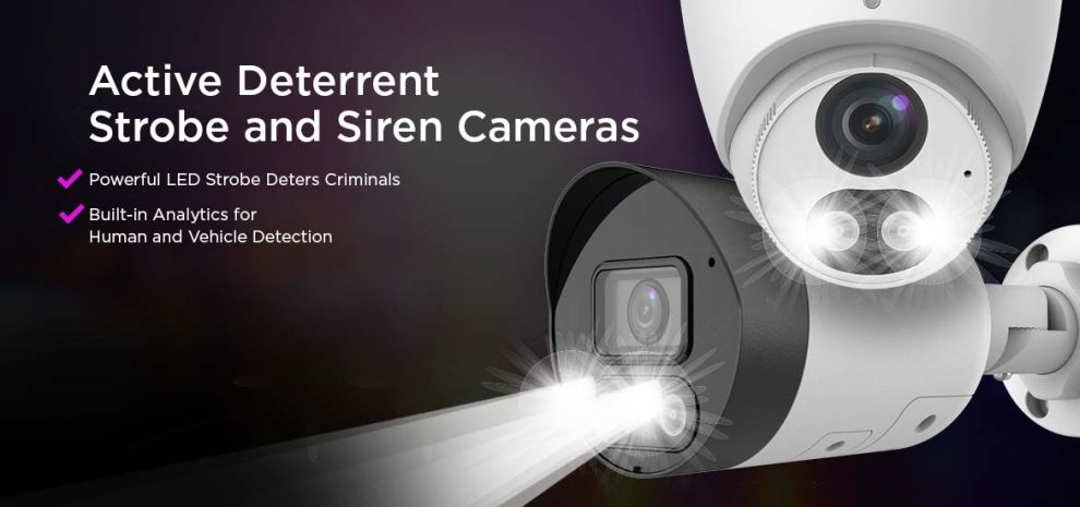 ​Active Deterrent Security Cameras