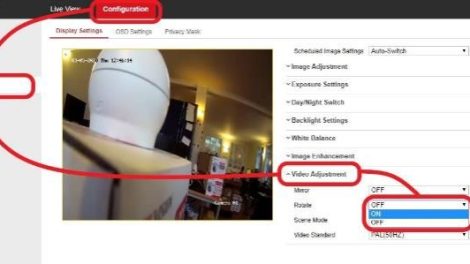 Adjusting Hikvision IP camera for narrow scenes